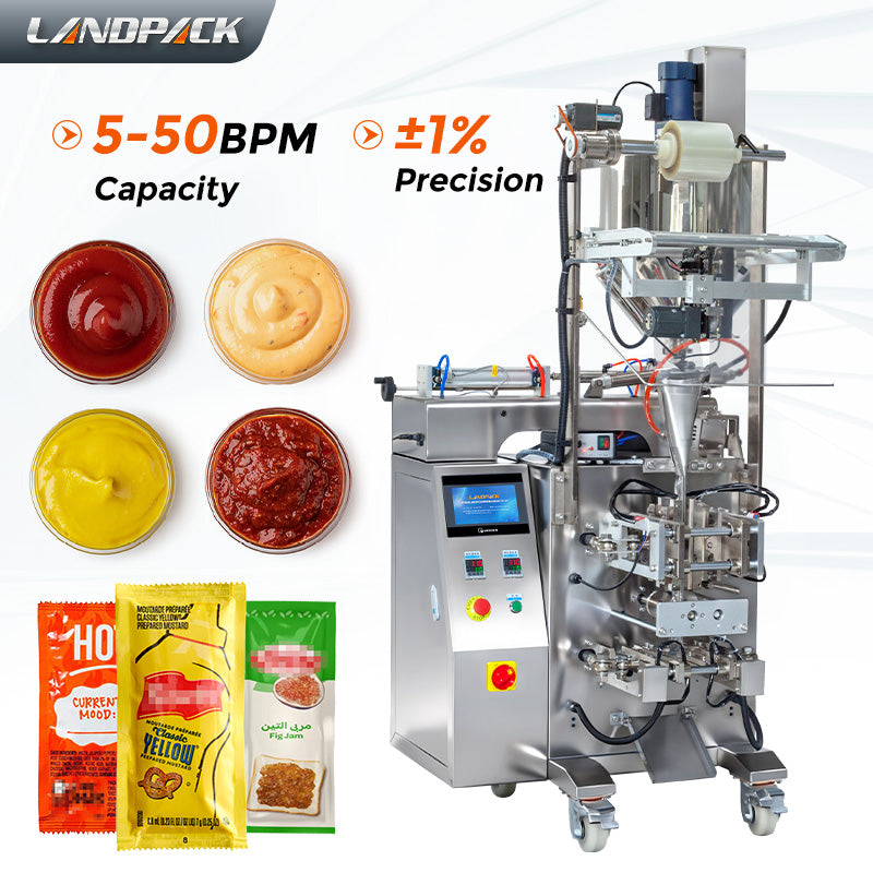Automatic Ketchup VFFS Four Side Sealing Packing Machine