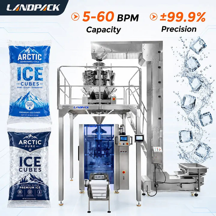 Automatic Ice Cube and Tube Ice VFFS Pouch Packing Machine