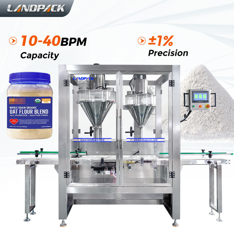 Automatic Bottle Flour Auger Screw Powder Filling Machine