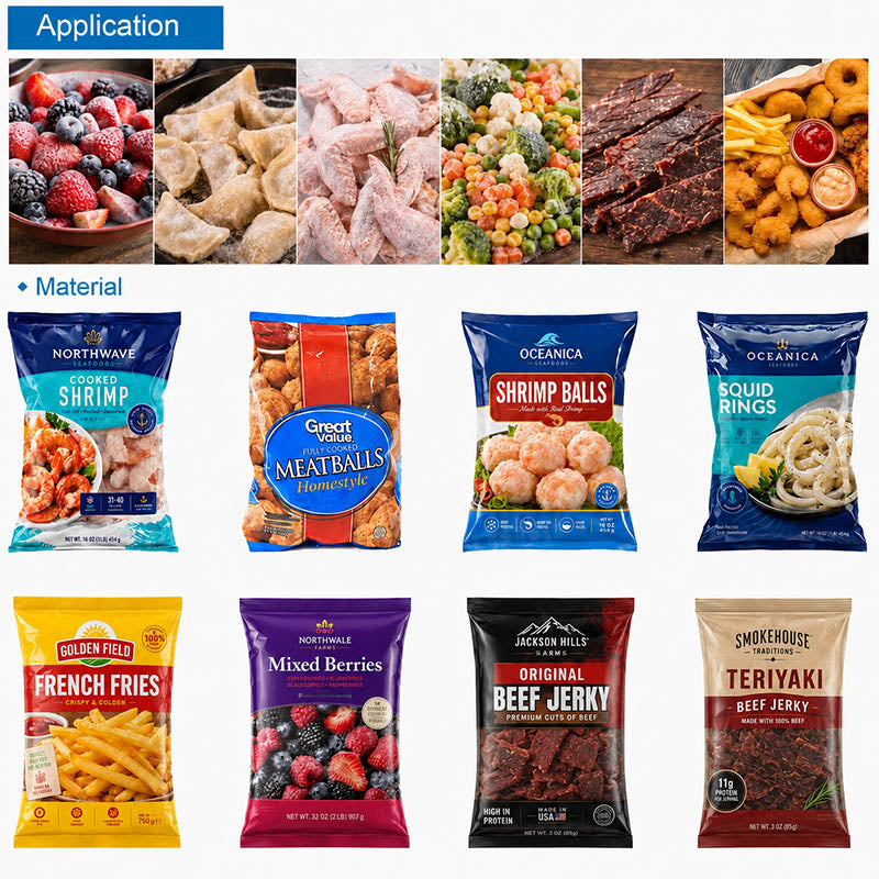 Jerky Packaging Machine Multihead Weigher Vertical Packing Machine with Checkweigher