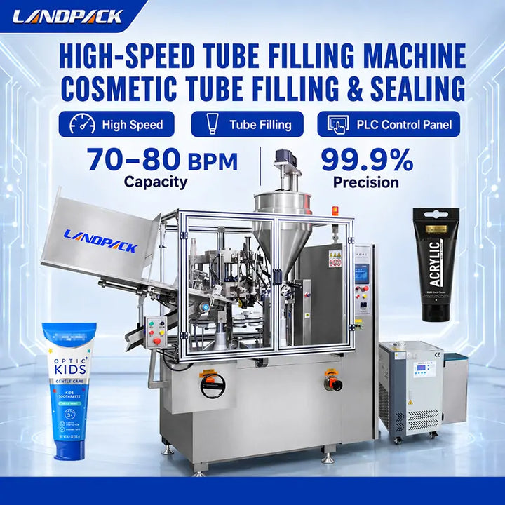 High-Speed Toothpaste Plastic and Laminated Tubes Filling Sealing Machine