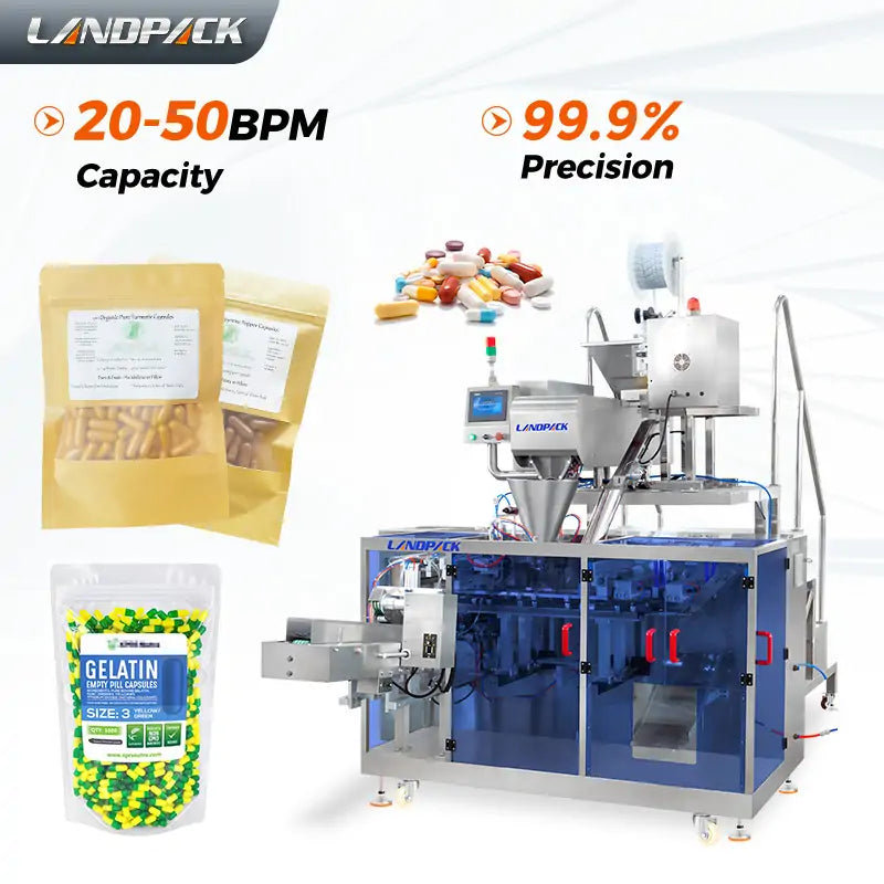 Automatic Pharmacy Pill Capsule Counting Pouch Packaging Machine