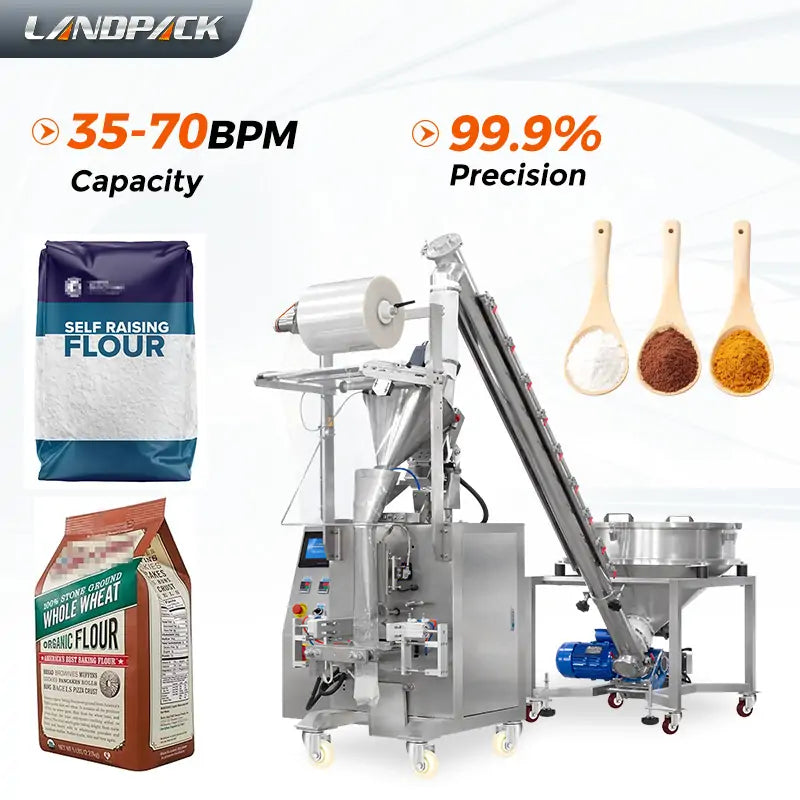 Automatic Powder Vertical Gusseted Bag Filling And Sealing Packing Machine
