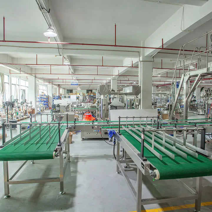 Automatic Coffee Bean Bottle Rotary Filling Capping Sealing Labeling Machine Line