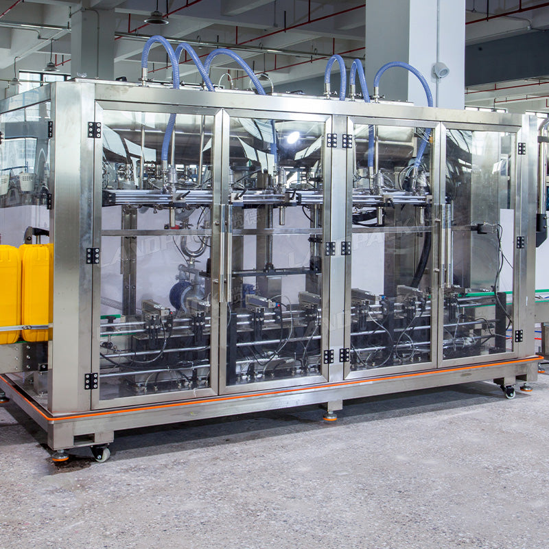 Automatic Fertilizer Liquid Filling Line | Weighing Filling Capping Labeling Machine