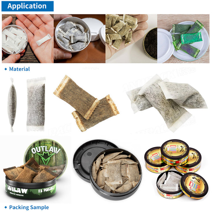 Automatic Snus Snuff Vertical Pouch Packing Machine
