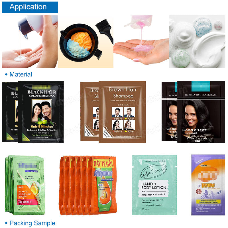 Shampoo Sachet Packing Machine | 4 Side Sealing Pouch Vertical Packing Machine