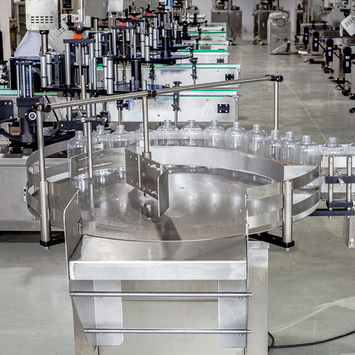 Full Automatic Mayonnaise Bottle/Jar Filling Capping And Labeling Line