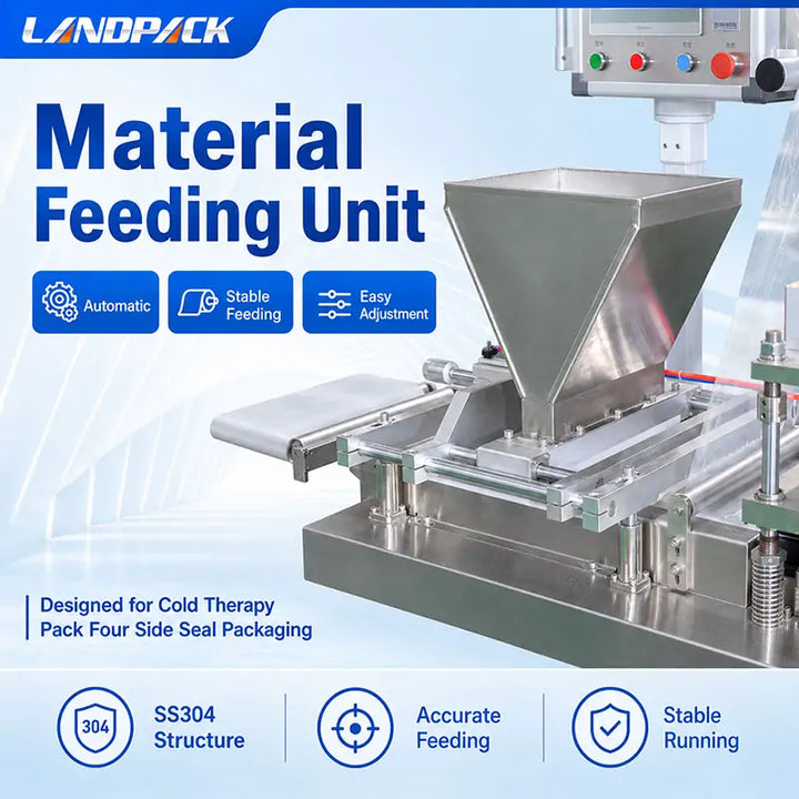 Automatic Ice Pack Four-Side Seal Bag Flow Wrapping Machine