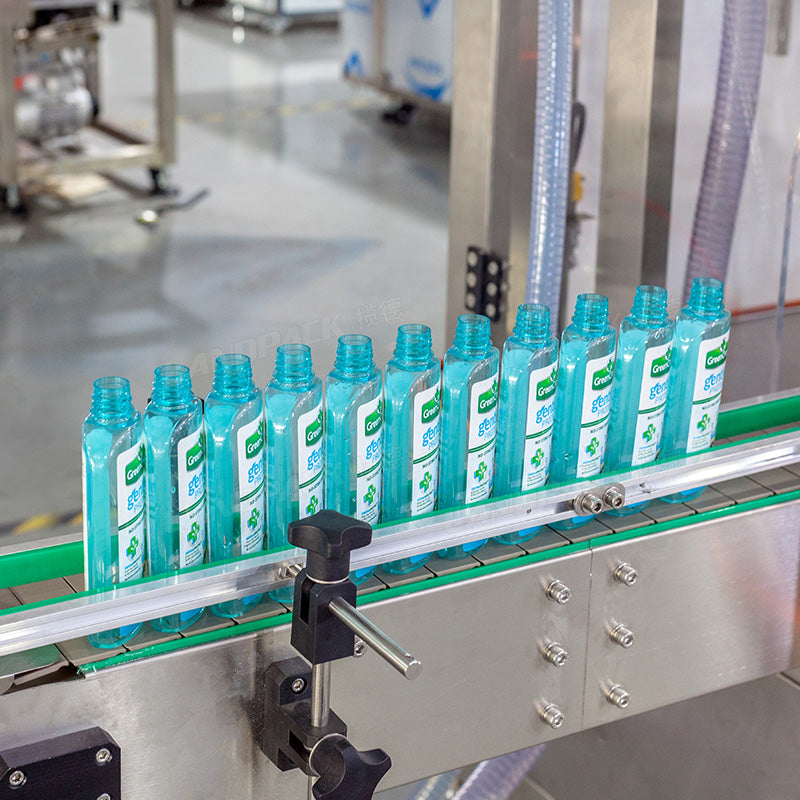 Automatic Liquid Bottle Filling Capping Lebeling Line