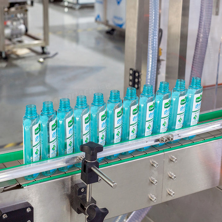 Automatic Liquid Bottle Filling Capping Lebeling Line