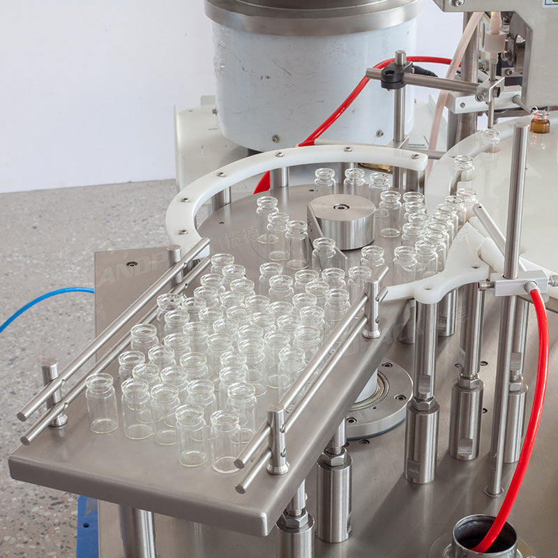 Tabletop Vial Filling And Capping Machine For Pharma Drug