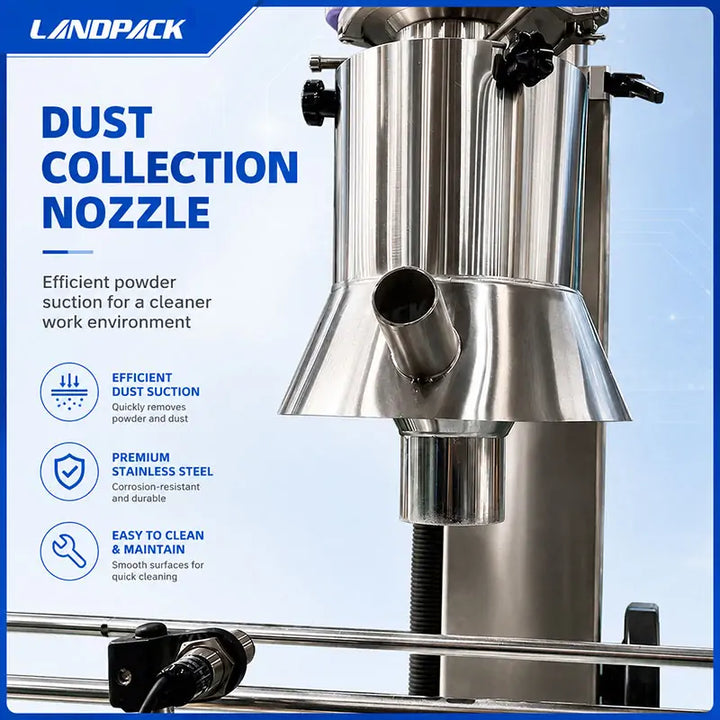 Automatic Milk Powder Bottle Filling, Spoon Inserting, Capping and Labeling Line with UV Sterilization