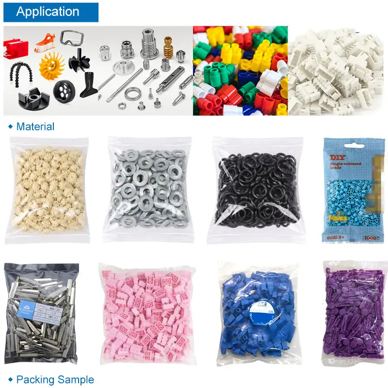 Customized Automatic Fastener Hardware Parts Visual Counting Packing Machine with Coding System