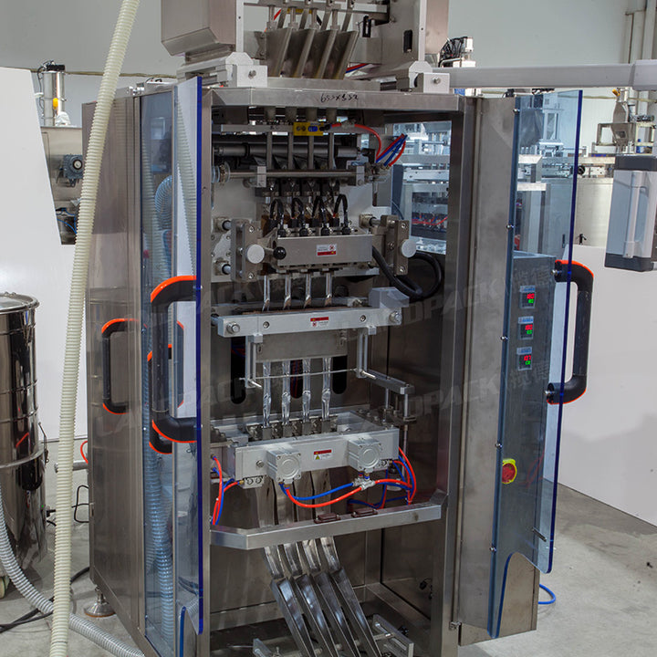Automatic Powder Stick Counting Packaging Cartoning Machine Line