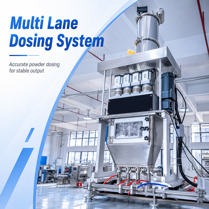 Automatic Multi Lane Tea Powder Stick Sachet Pack Machine Matcha Powder Packing Machines