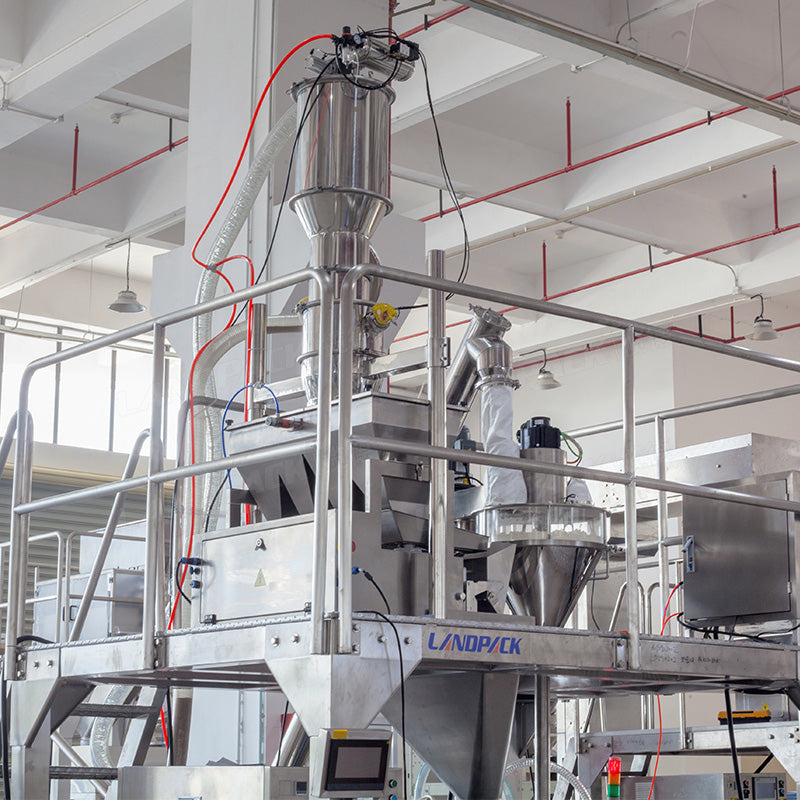 Automated Horizontal Premade Pouch Packaging Line With Case Packer