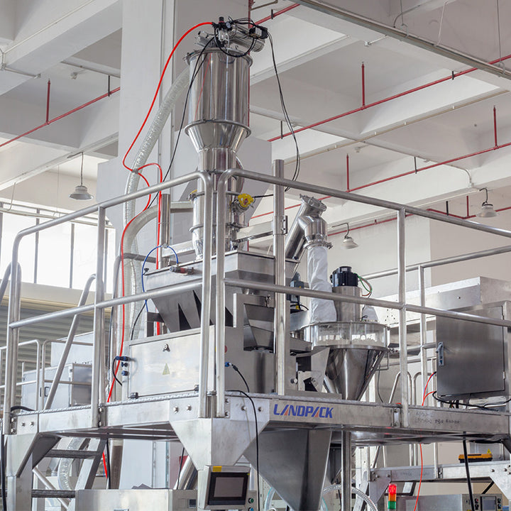 Automated Horizontal Premade Pouch Packaging Line With Case Packer