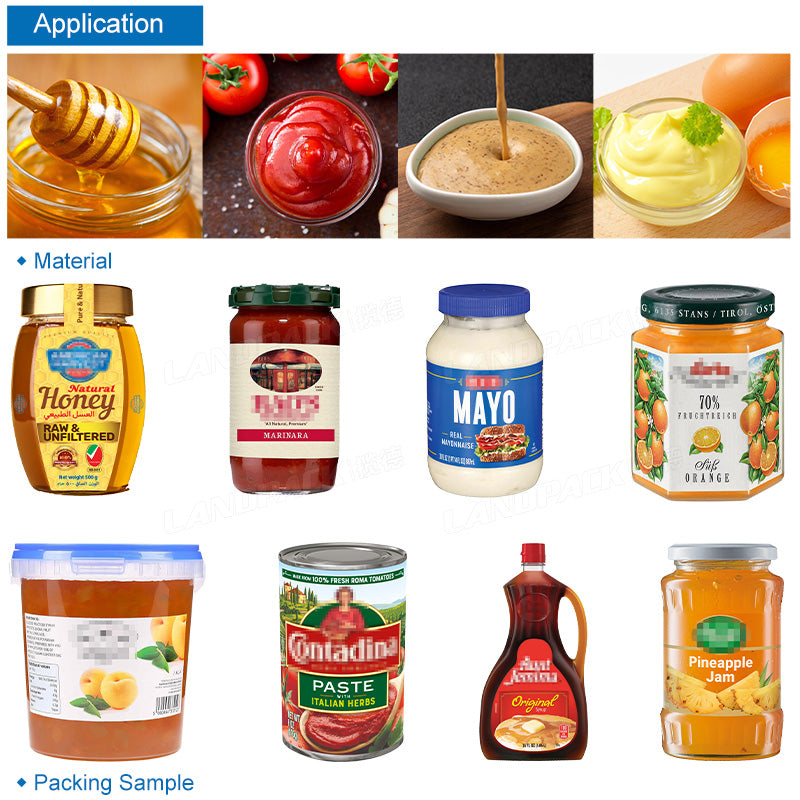 Jam Filling Machine | Automatic Bottles Cans Jars Liquid Filling Machine