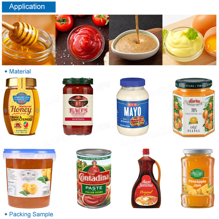 Jam Filling Machine | Automatic Bottles Cans Jars Liquid Filling Machine