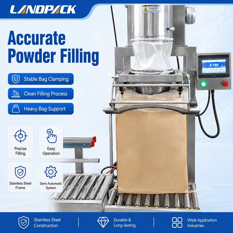 Fully Automatic Powder 25 kg 30 kg Big Bag Filling Sealing Machine