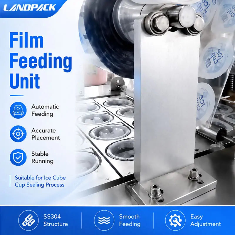 Automatic Ice Cube Cup Filling and Packing Machine