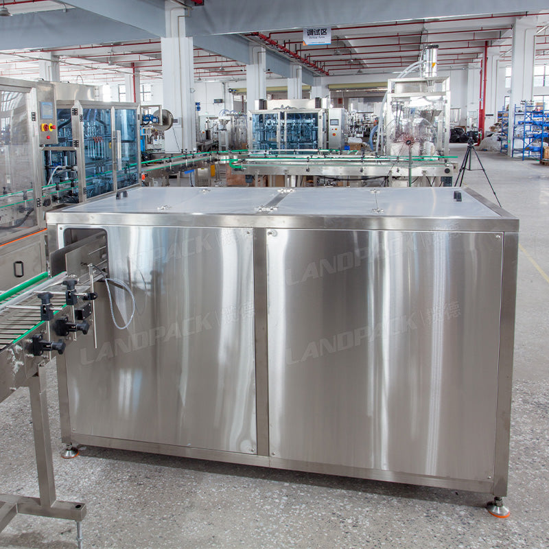 Automatic Liquid Protein Collagen Bottle Unscrambler Washing Filling Capping Machine Line