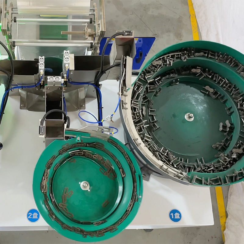Small Business Nut Bolt Screw Hardware Vibration Plate Counting Packing Machine