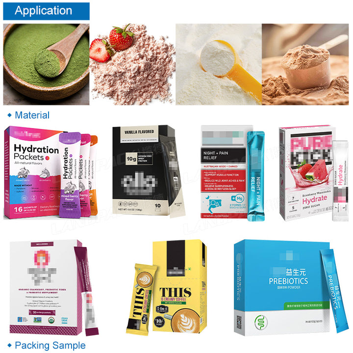 Protein Powder Stick Packing Machine | Automatic Counting Cartoning Packing