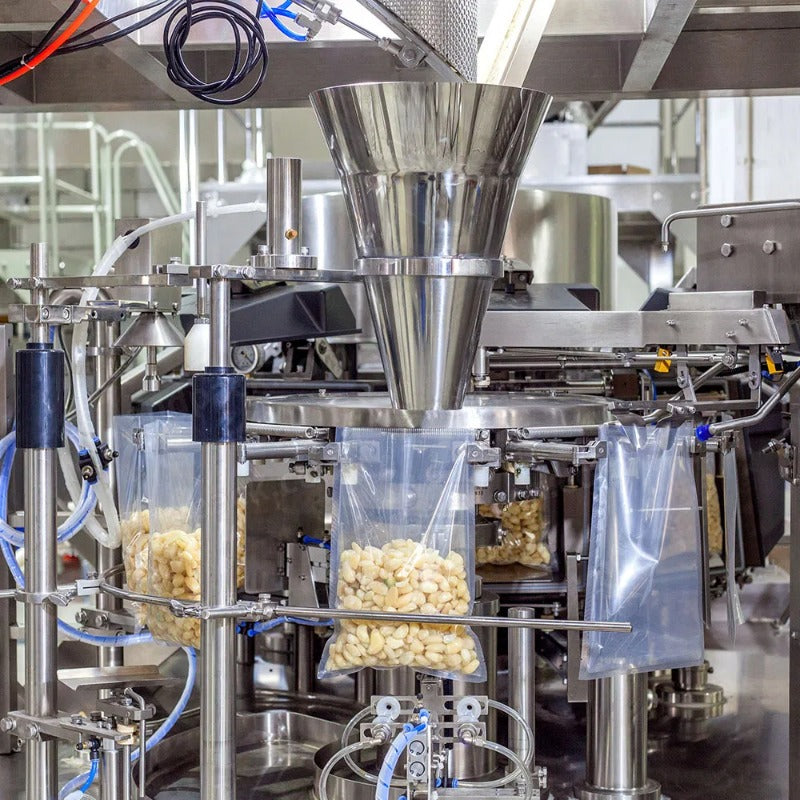 Automatic Cooked Food Retort Pouch Rotary Vacuum Doypack Packing Machine