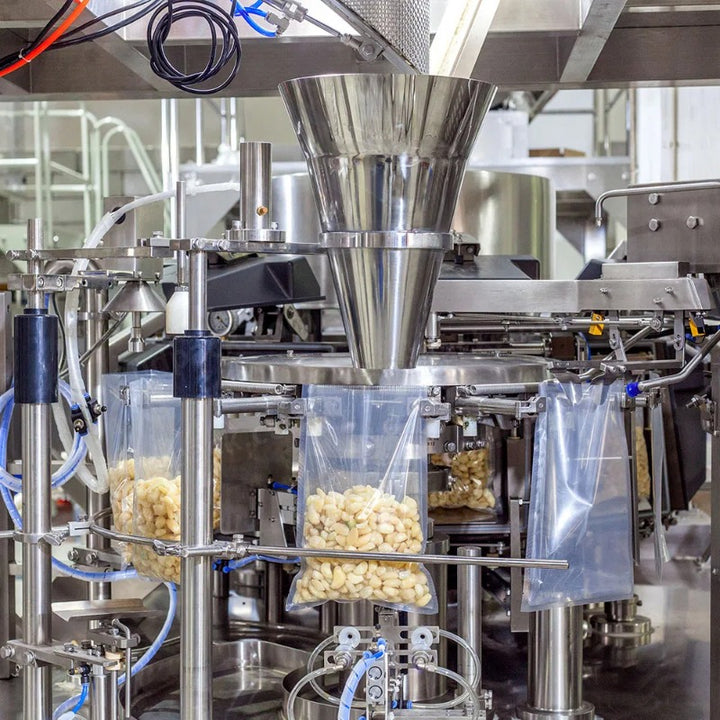 Automatic Cooked Food Retort Pouch Rotary Vacuum Doypack Packing Machine