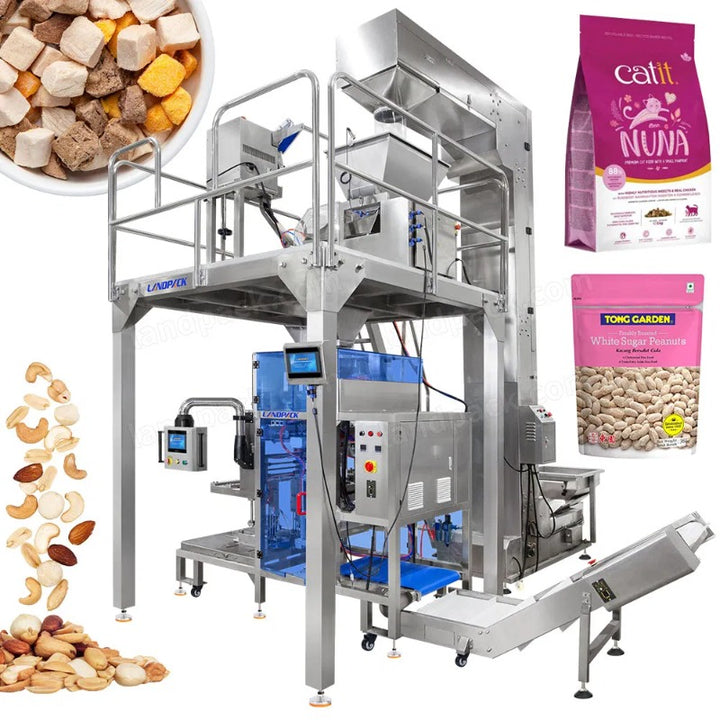 Fully Automatic Granule Stand-up Pouch Mini Doypack Filling Packing Machine