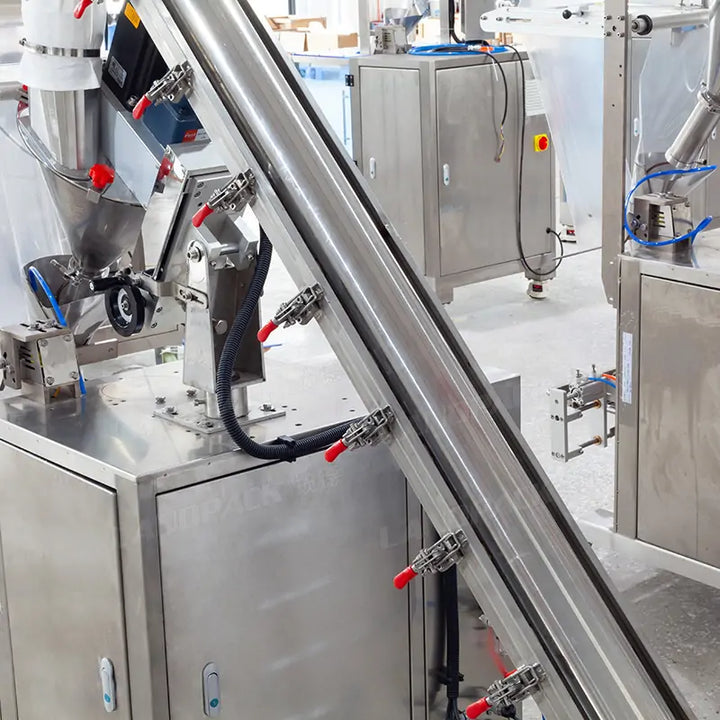 Automatic Powder Vertical Gusseted Bag Filling And Sealing Packing Machine