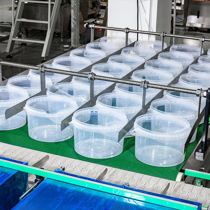 Full Automatic Mixed Nuts Plastic Jar Bottles Filling And Caps Pressing Machine Line