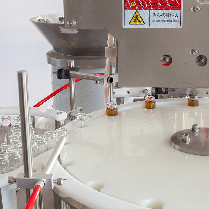 Tabletop Vial Filling And Capping Machine For Pharma Drug