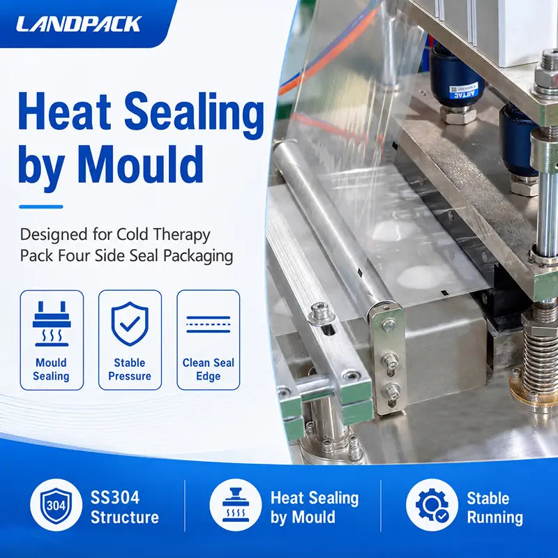 Automatic Ice Pack Four-Side Seal Bag Flow Wrapping Machine