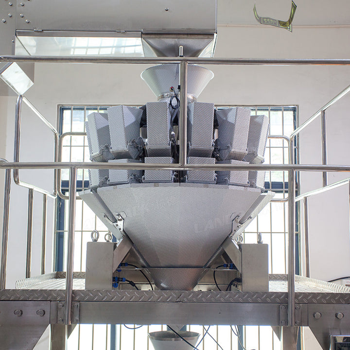 Automatic Cannabis Packaging Machine With Metal Detector And Weight Sorting Scale