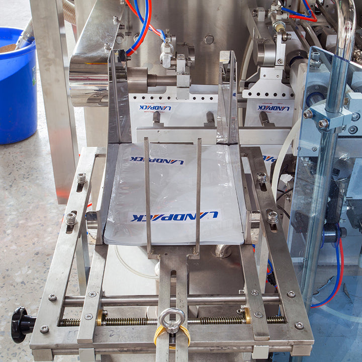 Automated Horizontal Premade Pouch Packaging Line With Case Packer