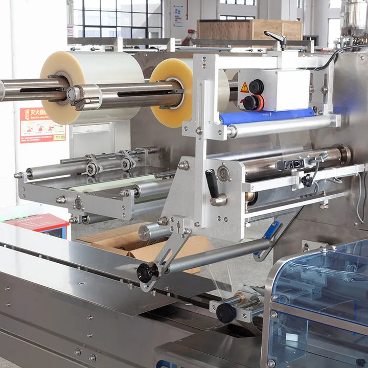 High Speed Wafer Biscuit Packing Machine Bakery Packaging Machine