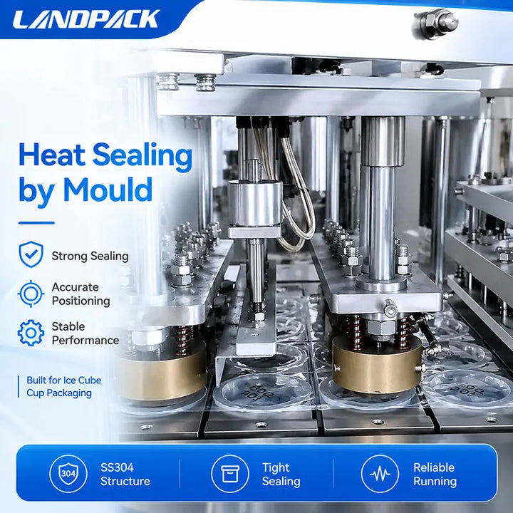 Automatic Ice Cube Cup Filling and Packing Machine