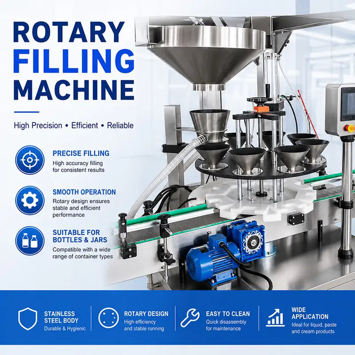 Automatic Freeze-Dried Coffee Granule Bottle Filling Cap Pressing Foil Sealing Labeling and Shrink Wrapping Line