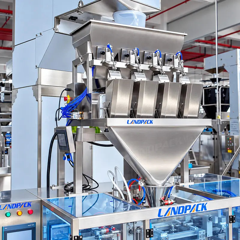 Automatic Salt Filling Machine for Premade Spout Pouches with Linear Weigher