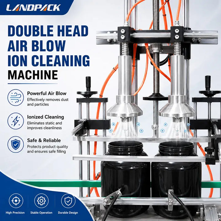 Automatic Coffee Powder Bottle Jar Filling Capping Foil Sealing and Labeling Line