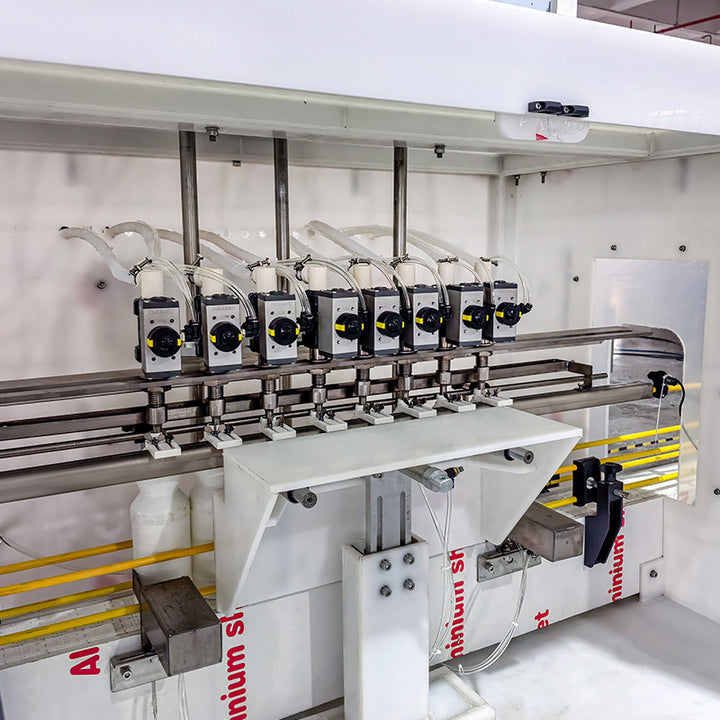 Fully Automatic Corrosive Chemical Liquid Filling Capping Labeling Machine Line