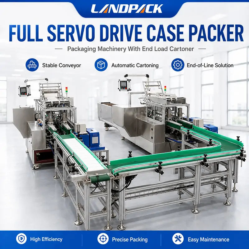 Automatic Cartoning and Case Packing System for End-of-Line Packaging