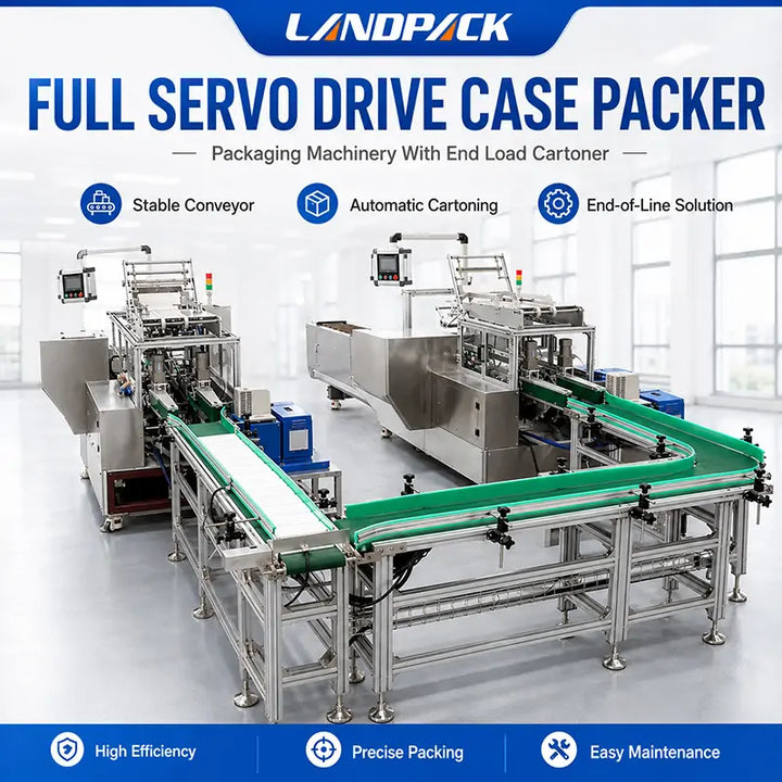 Automatic Cartoning and Case Packing System for End-of-Line Packaging