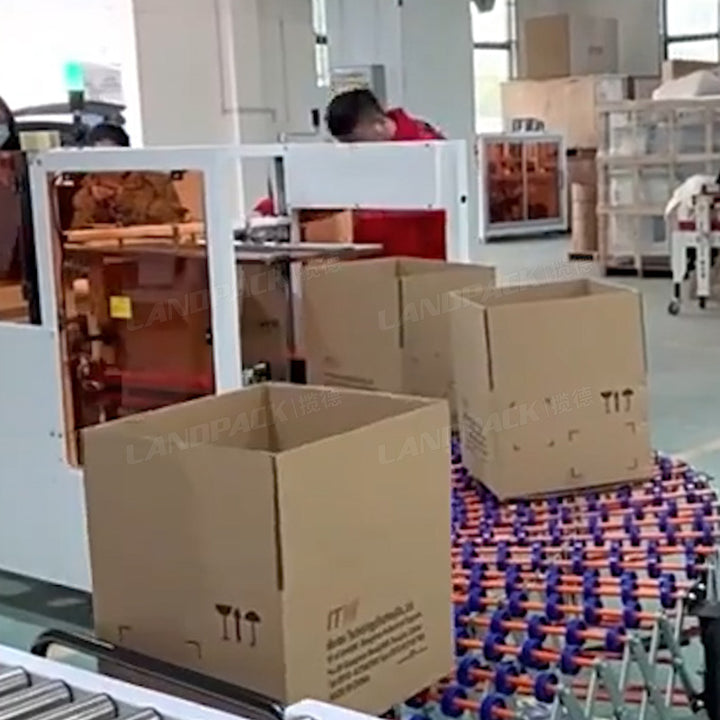 Fully Automatic Carton Case Packing System With Heat Shrinking Machine
