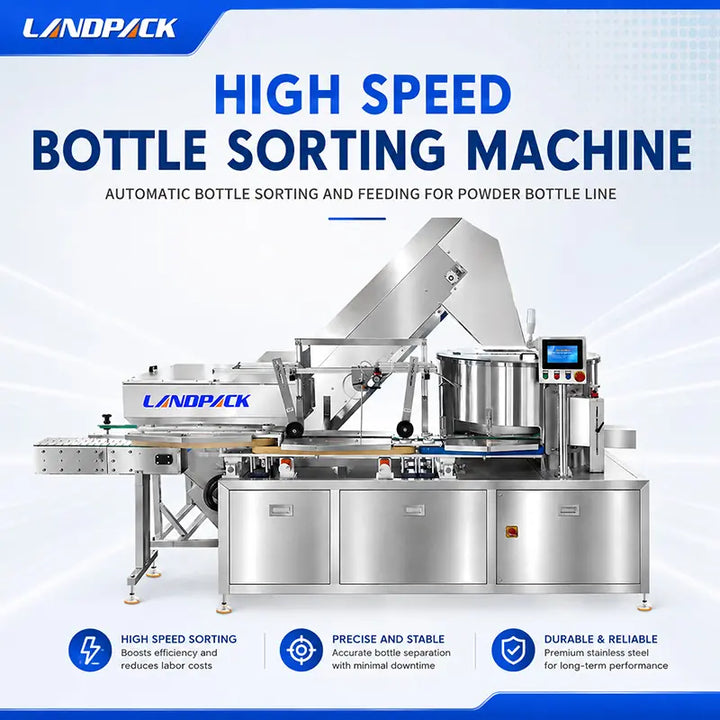Automatic Double-Head Powder Bottle Rotary Filling Capping Labeling Line with Checkweigher and Metal Detector