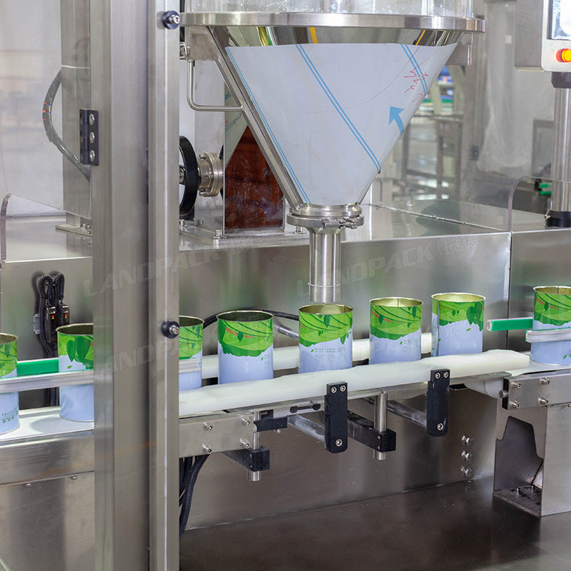 Automatic Premium Milk Powder Cans Filling Seaming Machine