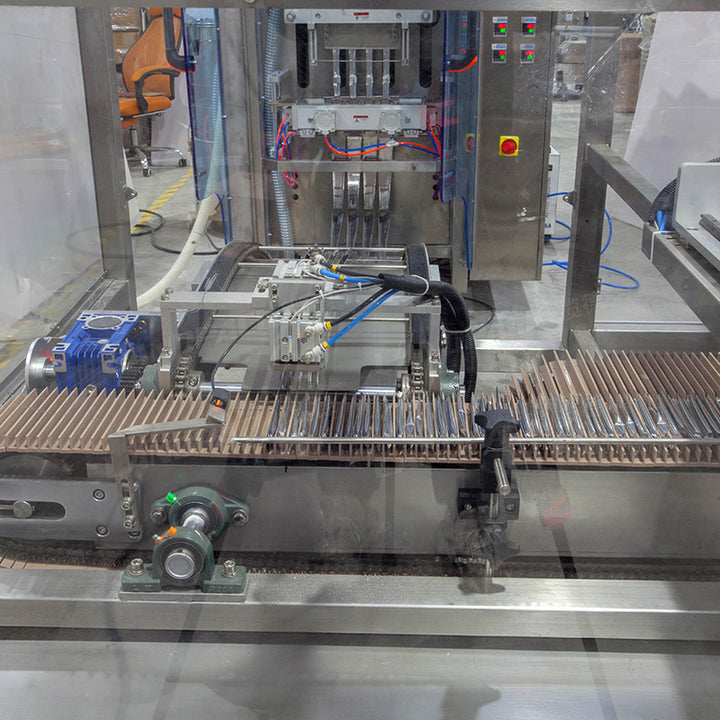 Automatic Powder Stick Counting Packaging Cartoning Machine Line